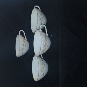 Violet China Golden Wheat Cups